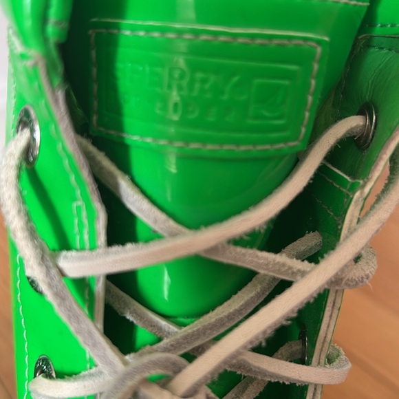 Neon Green Sperry Top- Sider Snow Boots - Picture 6 of 11